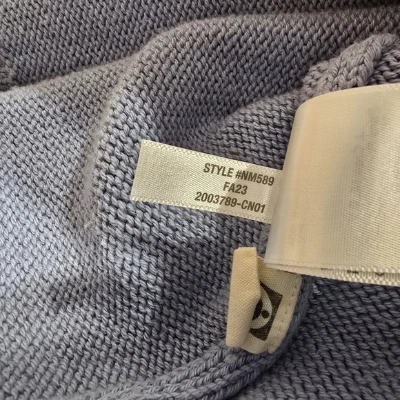 Madewell Conway Pullover Sweater In Craft Blue Size S - Picture 8 of 8